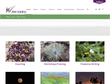 Tablet Screenshot of annvanino.com